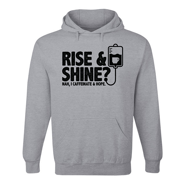Grey Rise and Shine Hoodie