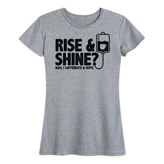 Women's Grey  Rise and Shine Tee