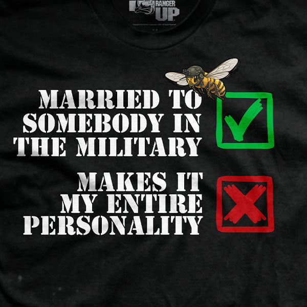 Married to a Military Spouse T-Shirt