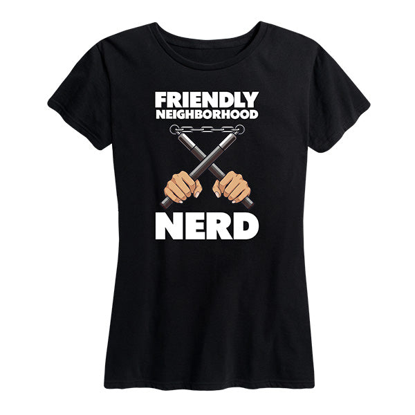 Womens Neighborhood Nerd Tee