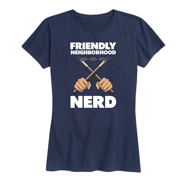Womens Neighborhood Nerd Tee
