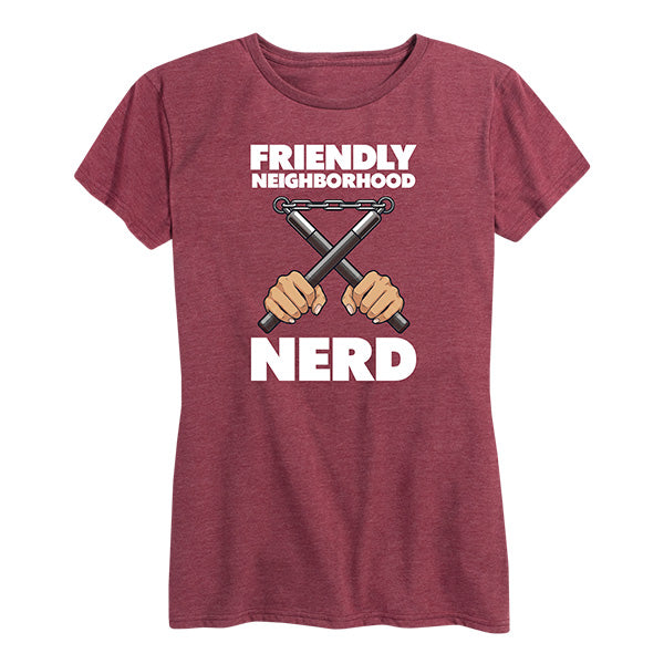 Womens Neighborhood Nerd Tee