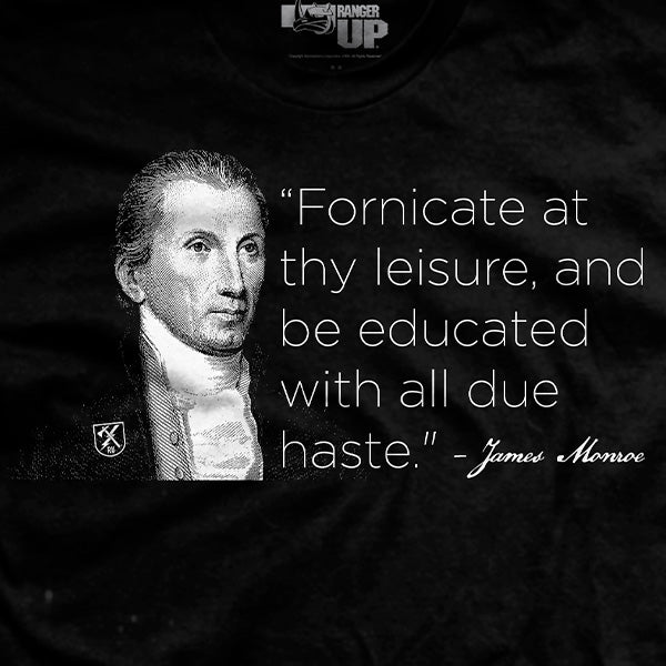 Monroe Fornicate or Be Educated T-Shirt