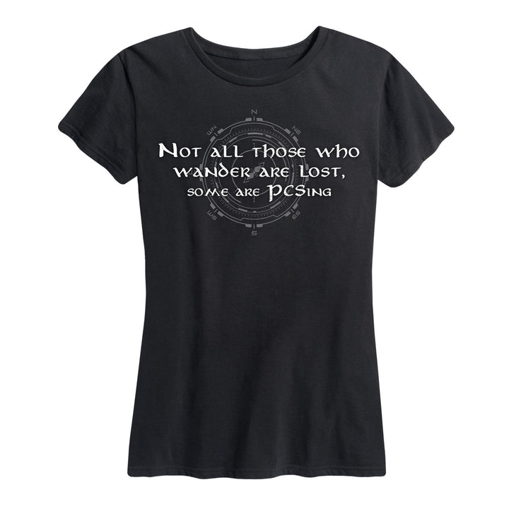Womens Not All Who Wander Tee