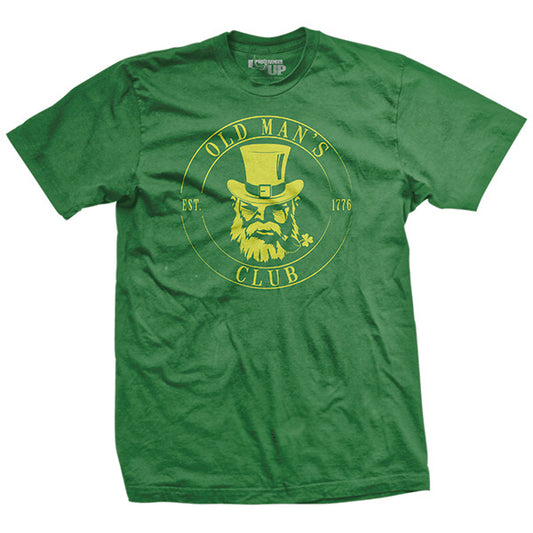 Old Man's Club Leprechaun Green T-Shirt