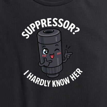Womens Suppressor I Hardly Know Her Tee