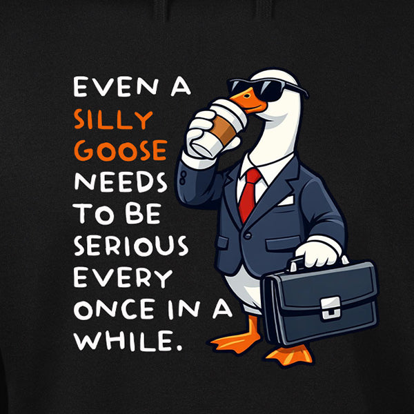Serious Goose Hoodie