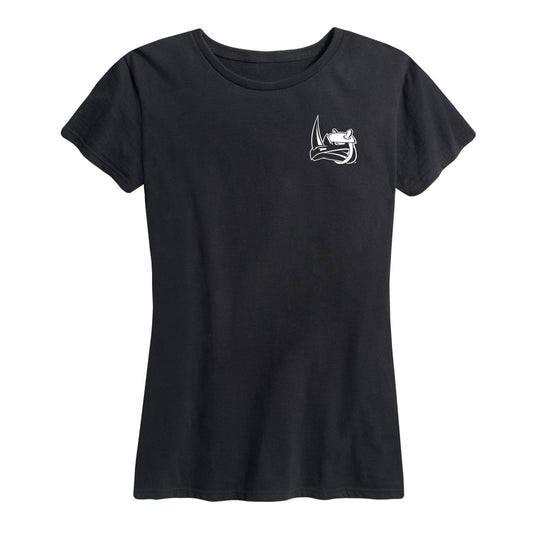 Women's Pocket Rhino Logo Tee