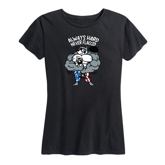 Women's Always Hard Never Flaccid Tee