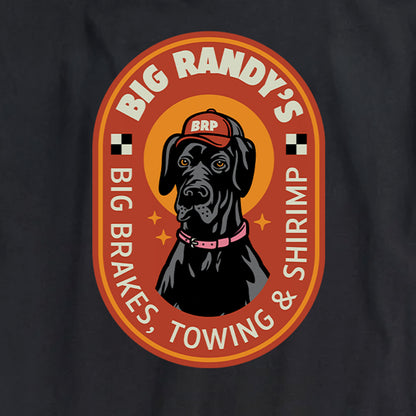 Women's Big Randy Big Brakes Towing and Shrimp Tee