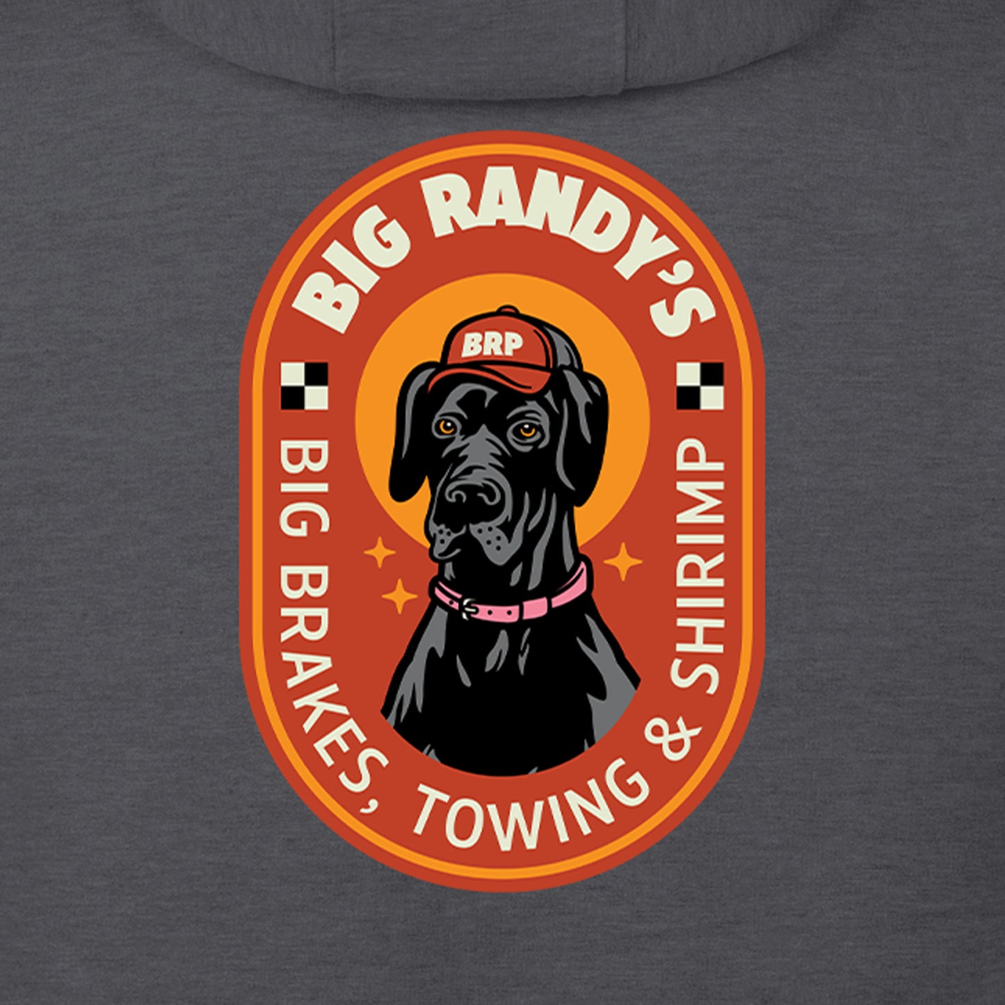 Big Randy's Big Brakes Towing and Shrimp Hoodie
