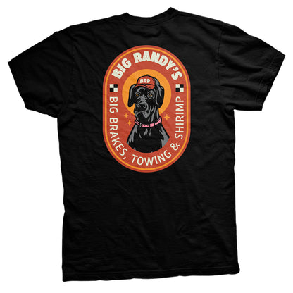 Big Randy's Big Brakes Towing and Shrimp T-Shirt