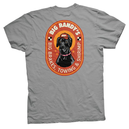 Big Randy's Big Brakes Towing and Shrimp T-Shirt