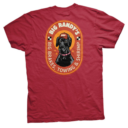 Big Randy's Big Brakes Towing and Shrimp T-Shirt