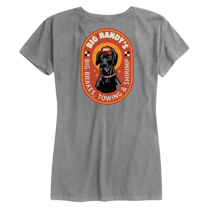 Women's Big Randy Big Brakes Towing and Shrimp Tee