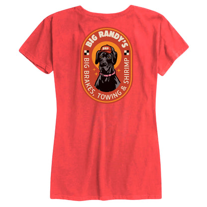 Women's Big Randy Big Brakes Towing and Shrimp Tee