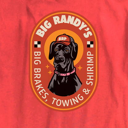 Women's Big Randy Big Brakes Towing and Shrimp Tee