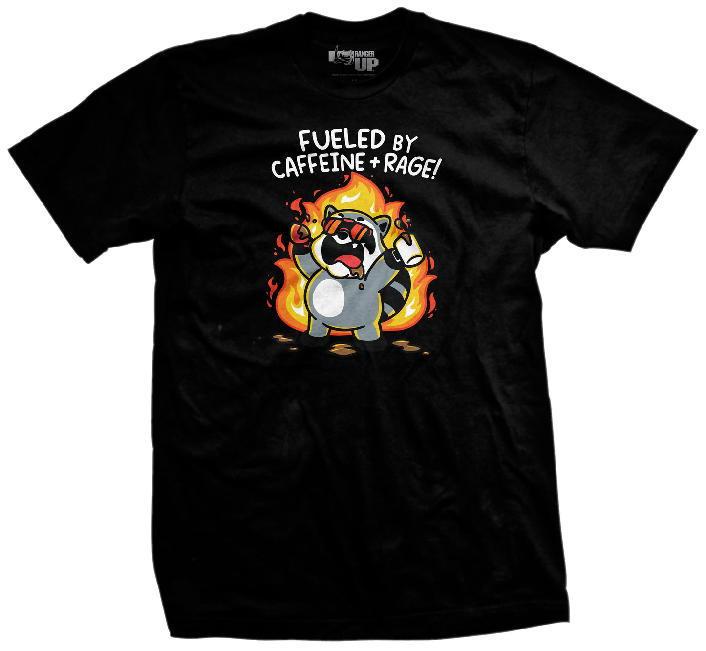Fueled by Caffeine and Rage T-Shirt