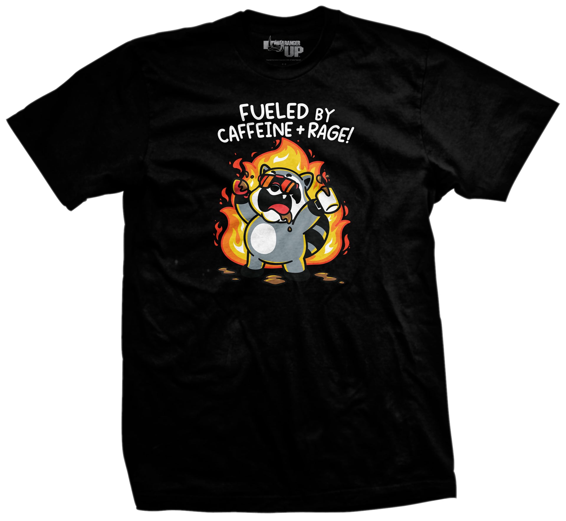 Fueled by Caffeine and Rage T-Shirt