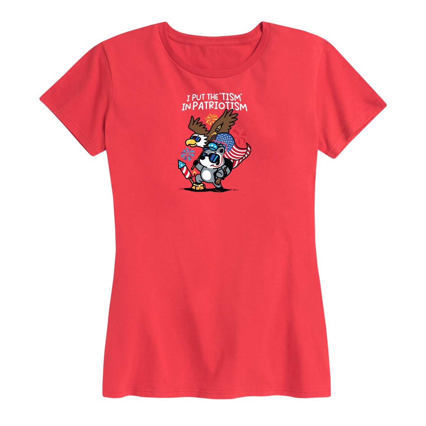 Women's I Put the Tism in Patriotism Tee