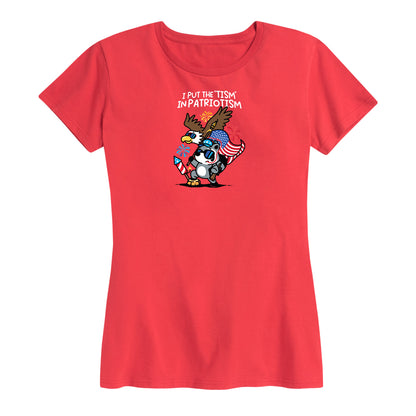 Women's I Put the Tism in Patriotism Tee