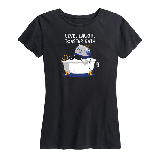 Women's Live, Laugh, Toaster Bath Tee