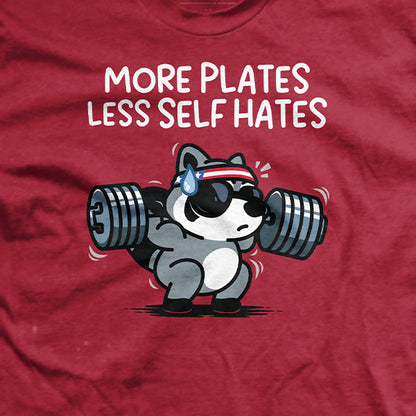 More Plates Less Self Hates T-Shirt