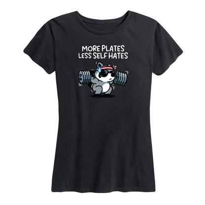 Women's More Plates Less Self Hates Tee