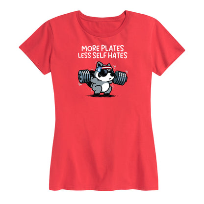 Women's More Plates Less Self Hates Tee