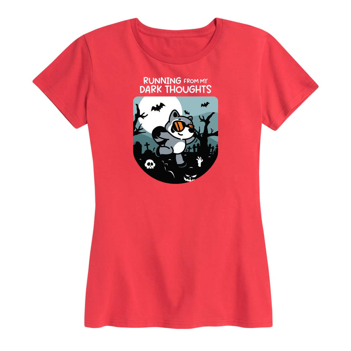 Women's Running From My Dark Thoughts Tee