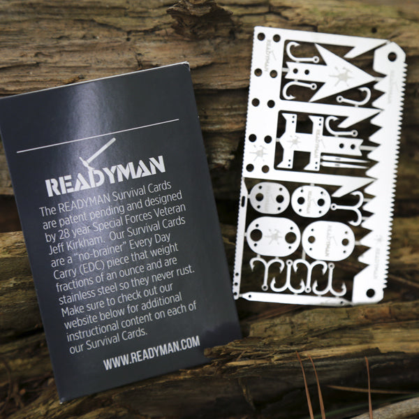 Readyman™ Wilderness Survival Card