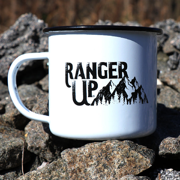 Ranger Up Mountain Tin Mug