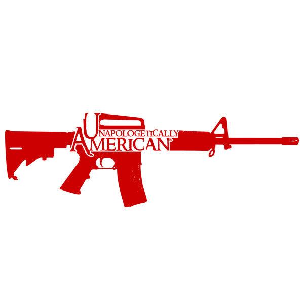 Unapologetically American AR-15 Decal