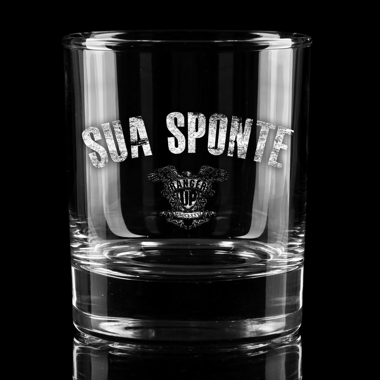 Ranger Diamond Whiskey Glass