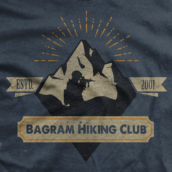 Bagram Hiking Club Ultra-Thin Vintage T-Shirt
