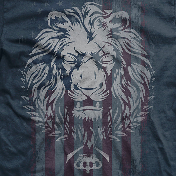 Live As a Lion Ultra-Thin Vintage T-Shirt