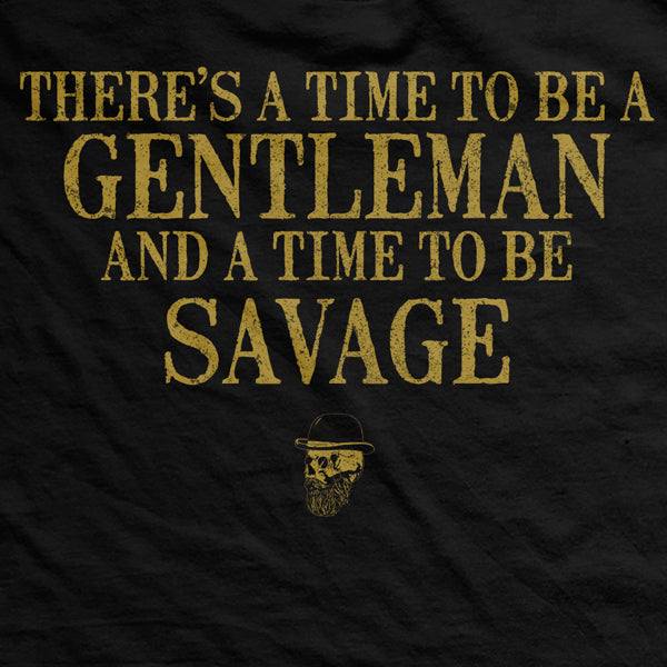 PREORDER Savage Gentleman™ Time To Be Savage Vintage Fit Shirt