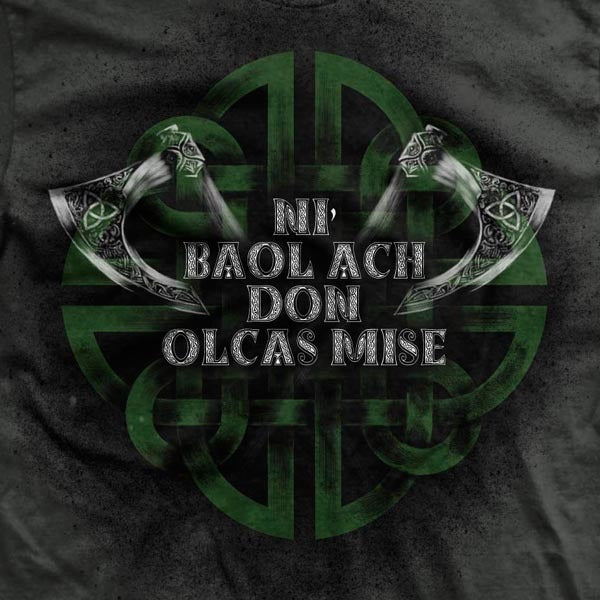 Gaelic Only Evil Ultra-Thin Vintage T-Shirt