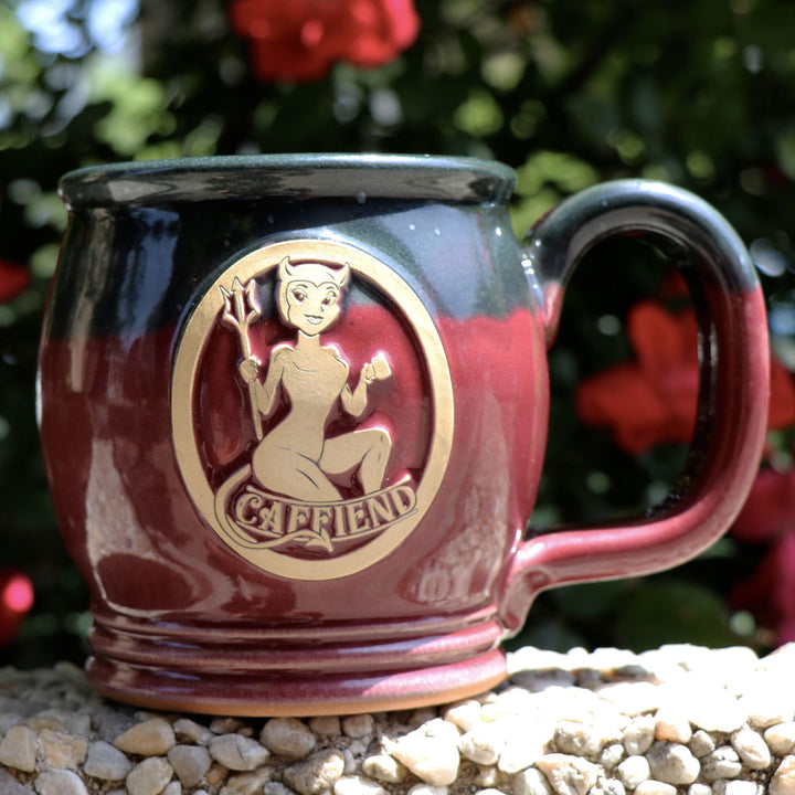 Caffiend Stoneware Mug