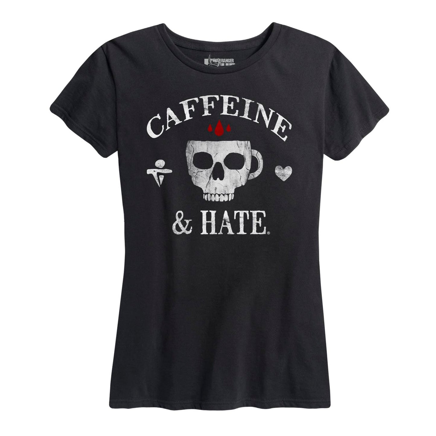 *COMING SOON* WOMEN'S Caffeine And Hate Skull Mug Normal Fit Shirt