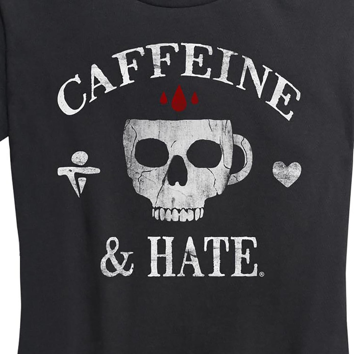 *COMING SOON* WOMEN'S Caffeine And Hate Skull Mug Normal Fit Shirt