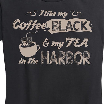 Women's I like My Coffee Black Tee