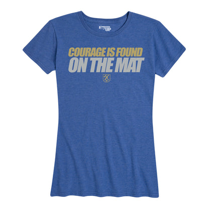 Women's Courage Is Found On The Mat Tee
