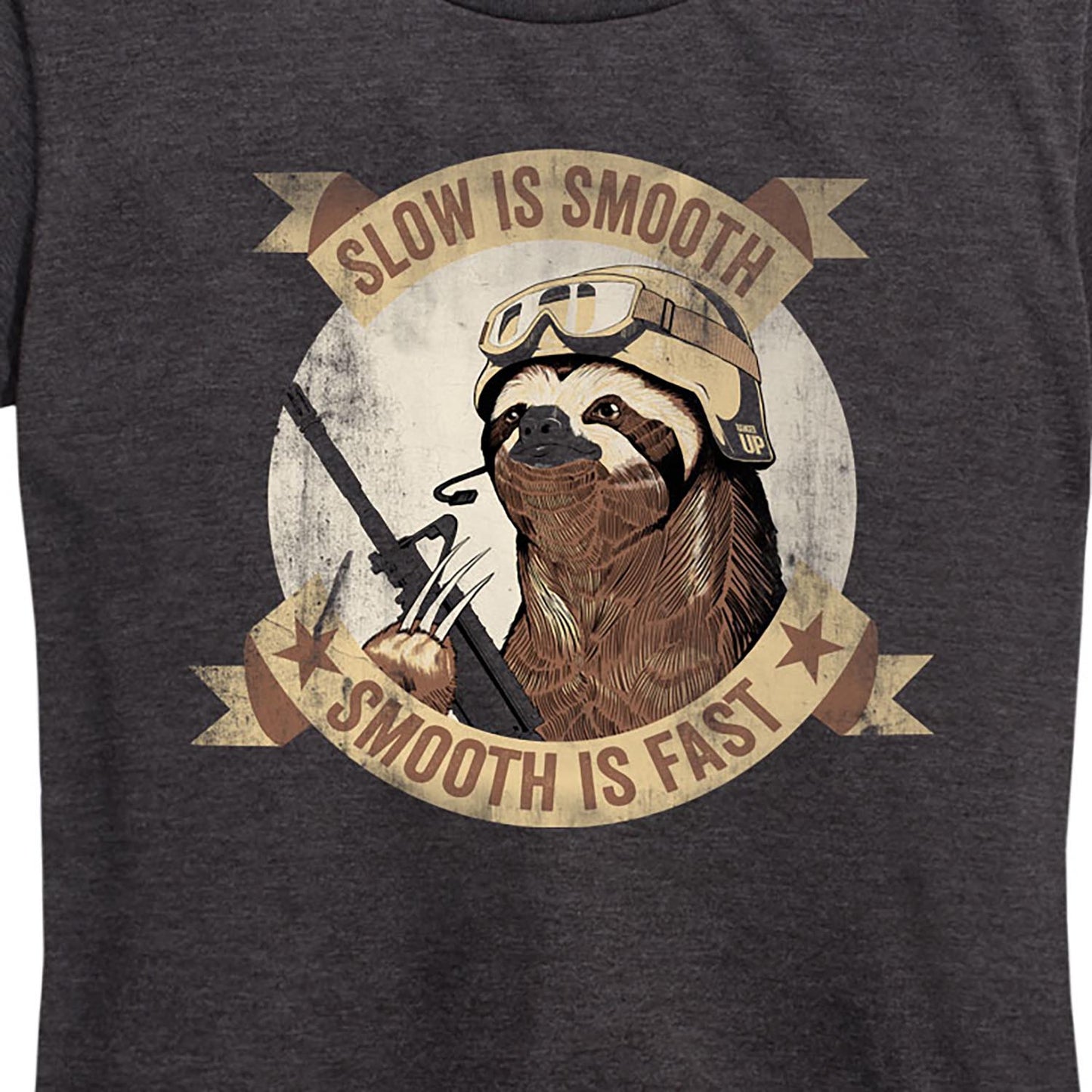 Women's Slow is Smooth Sloth Tee