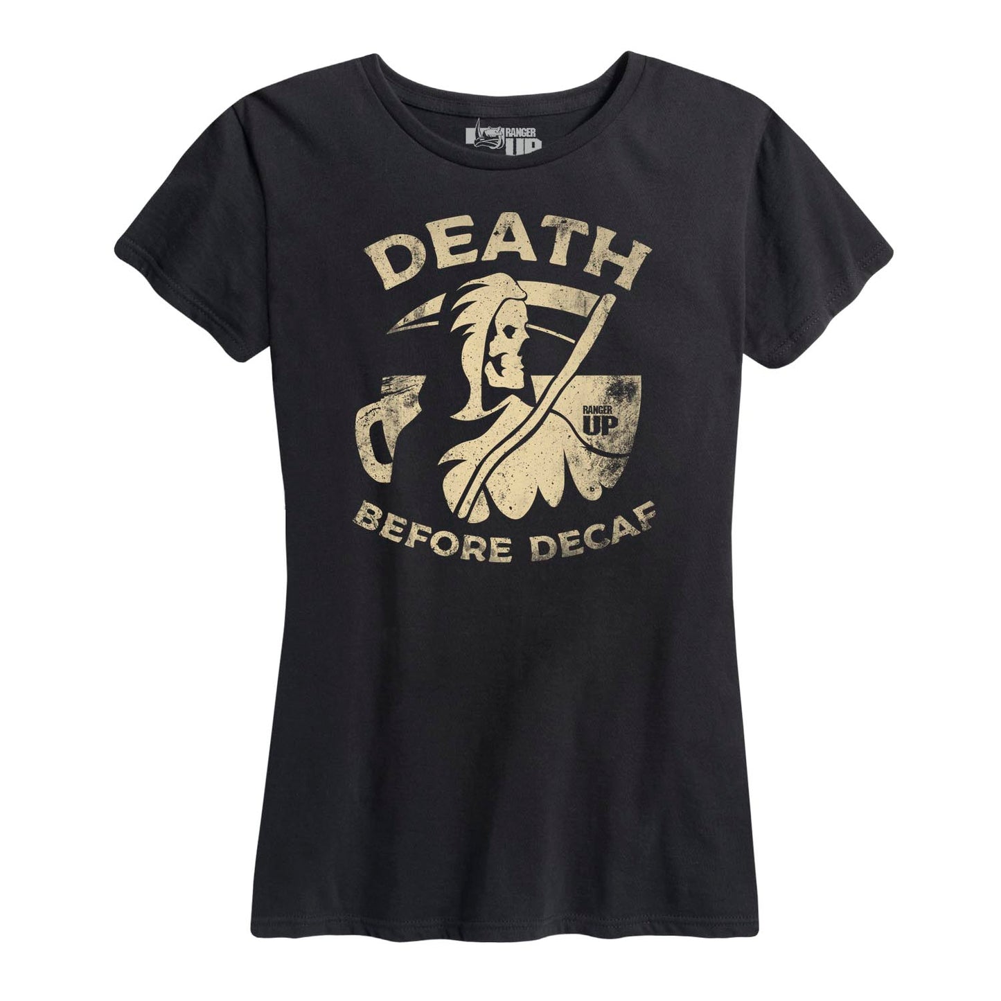 Women's Death Before Decaf Tee