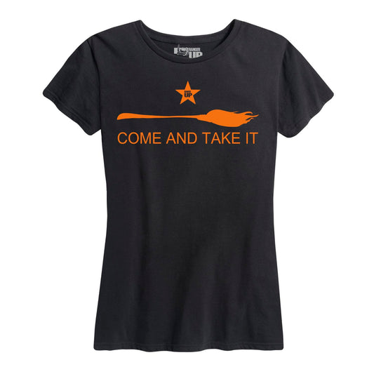 Women's Come And Take It Broom Tee
