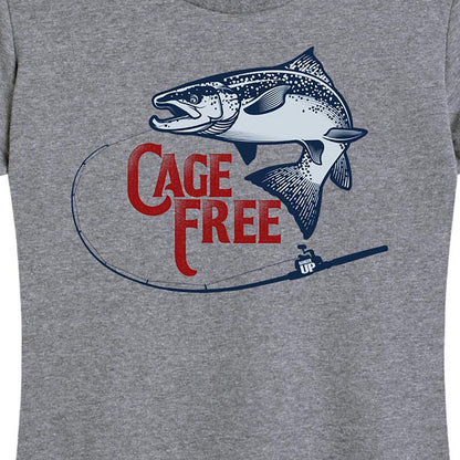 Women's Cage Free Salmon Tee