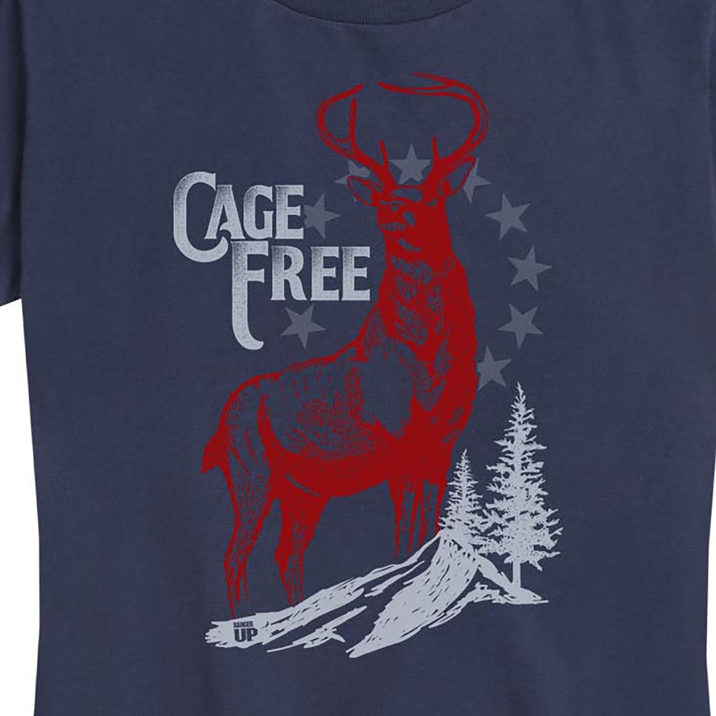 Women's Cage Free Deer Tee