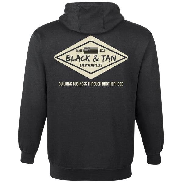 Darby Project Black and Tan Hoodie