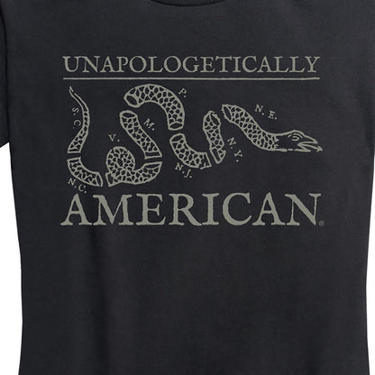 Women's Unapologetically American Join Or Die Snake Tee